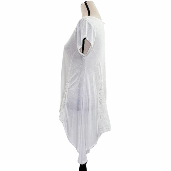 COPPER Key White Short Sleeve Sharkbite Blouse - Picture 3 of 11